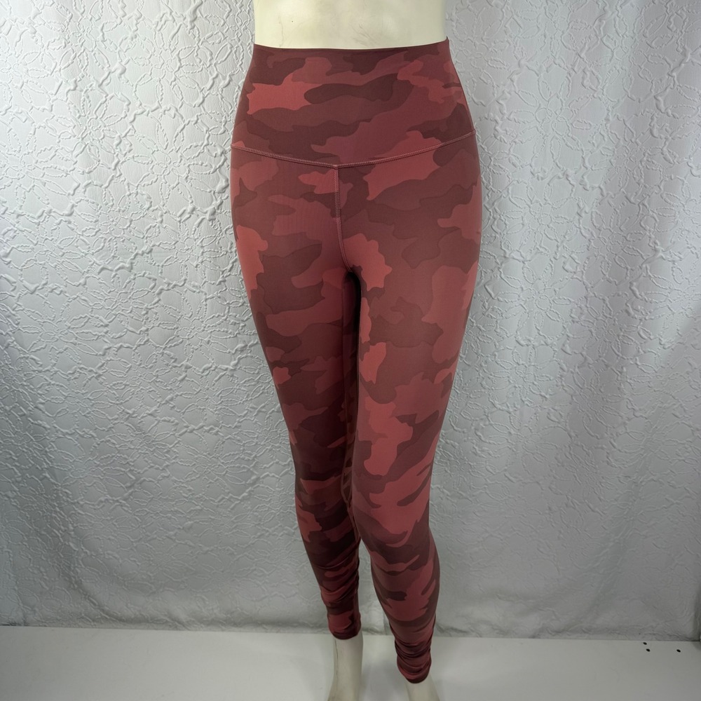 Lululemon Align‎ High-Rise Pant 28 Heritage 365 Camo Brier Rose Size 0